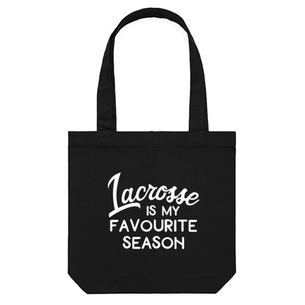 Lacrosse is My Favourite Season Tote Thumbnail