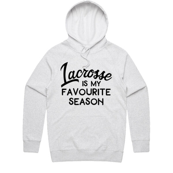 Lacrosse is My Favourite Season Hoodie Thumbnail